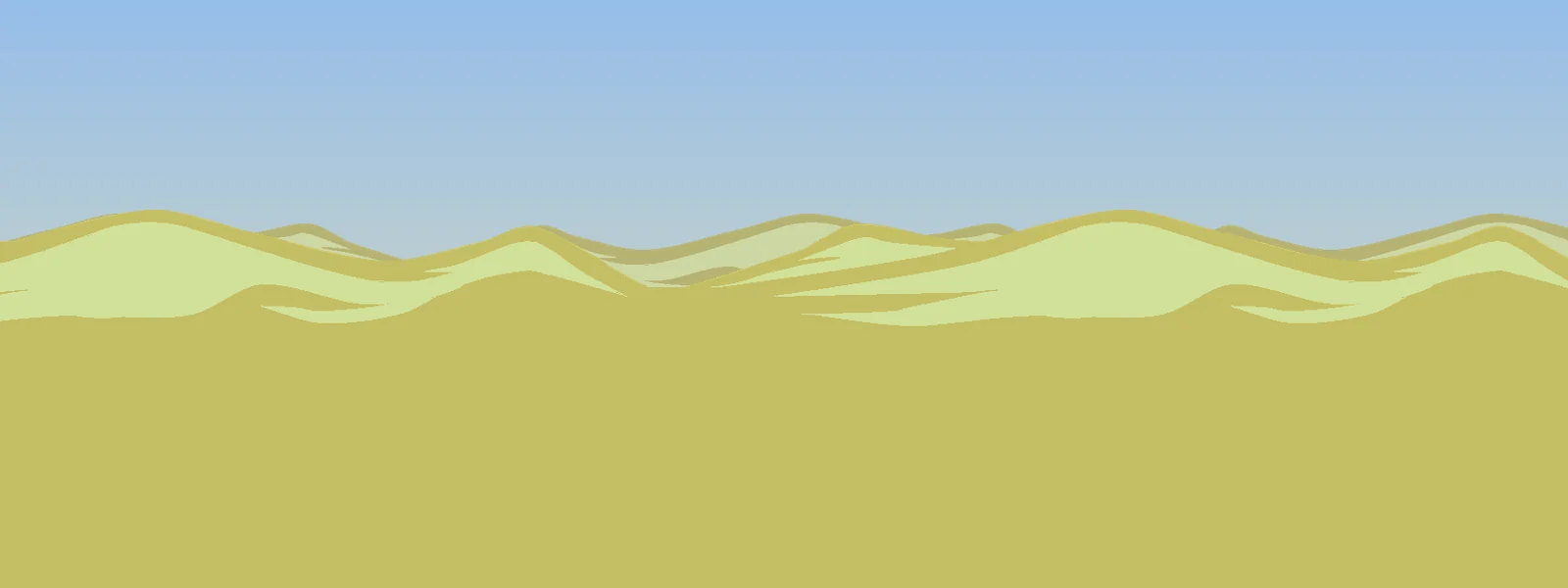 Desert biome scene