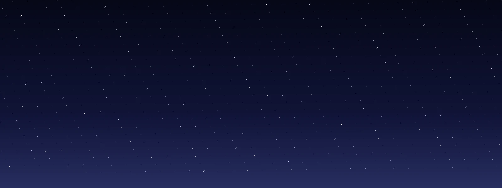 Space biome scene