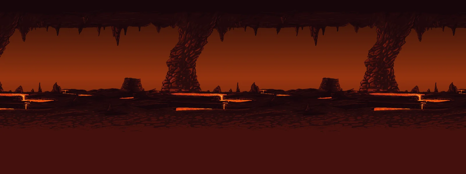 The Underworld biome scene